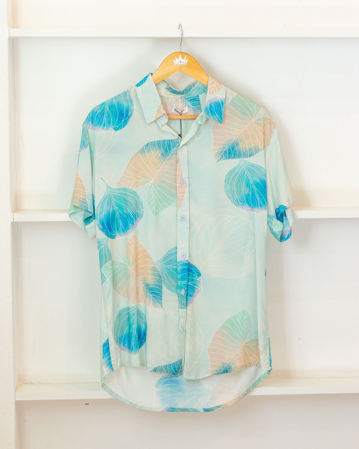 Camisa Hawaii Acqua